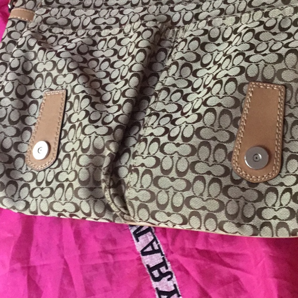 coach Signature laptop carry bag preowne like new - Picture 11 of 16